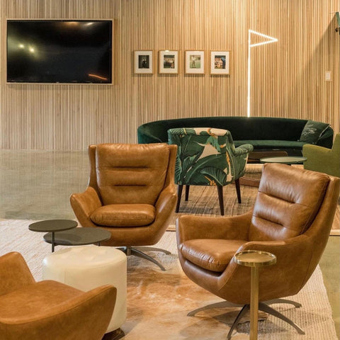 Lounge area with luxury seating